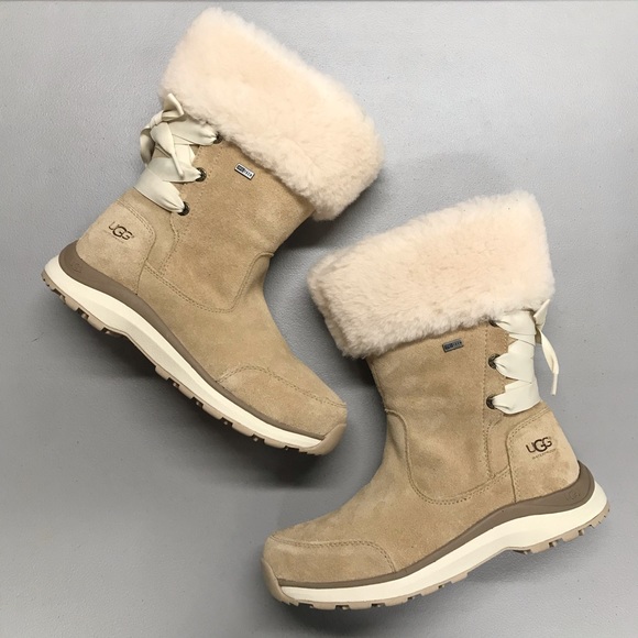 UGG Shoes - Ugg Ingalls Faux Fur Cuff Waterproof Boot Short